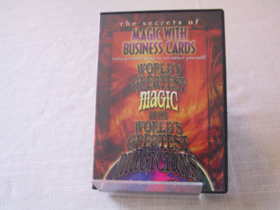 magic with business cards dvd