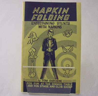 napkin folding by tome osborne